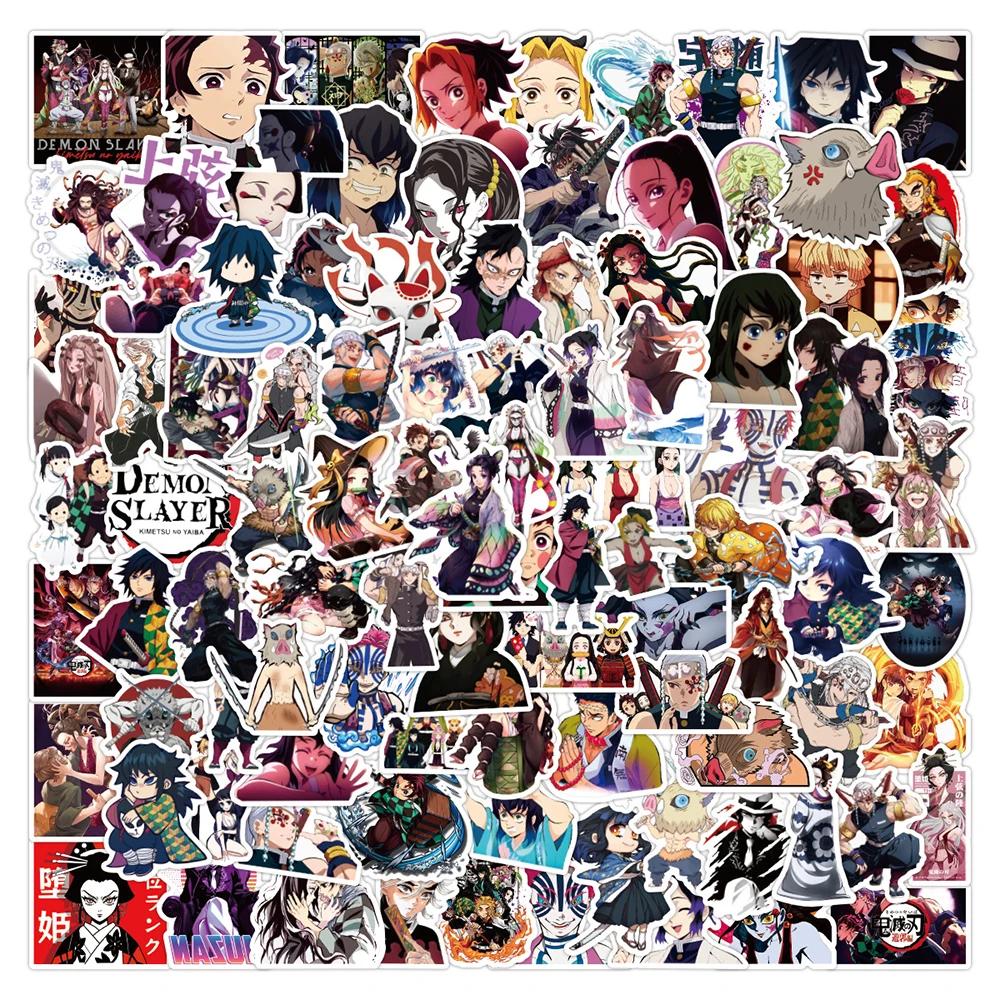 10/30/50/100PCS Anime Tueur de Démons Autocollants Kimetsu pas Yaiba Yuukaku-poule Graffiti Autocoll