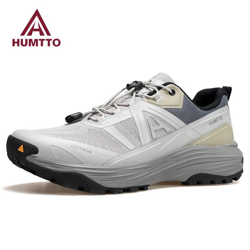 HUMTTO-Chaussures de Course Respirantes pour Homme, Baskets de dehors, Marathon, de Luxe, de Couleur