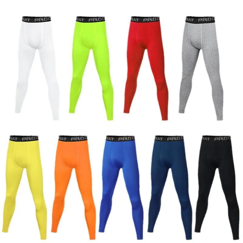Collants de course pour hommes, femmes et enfants, pantalons de gymnastique, basket-ball, Football, 