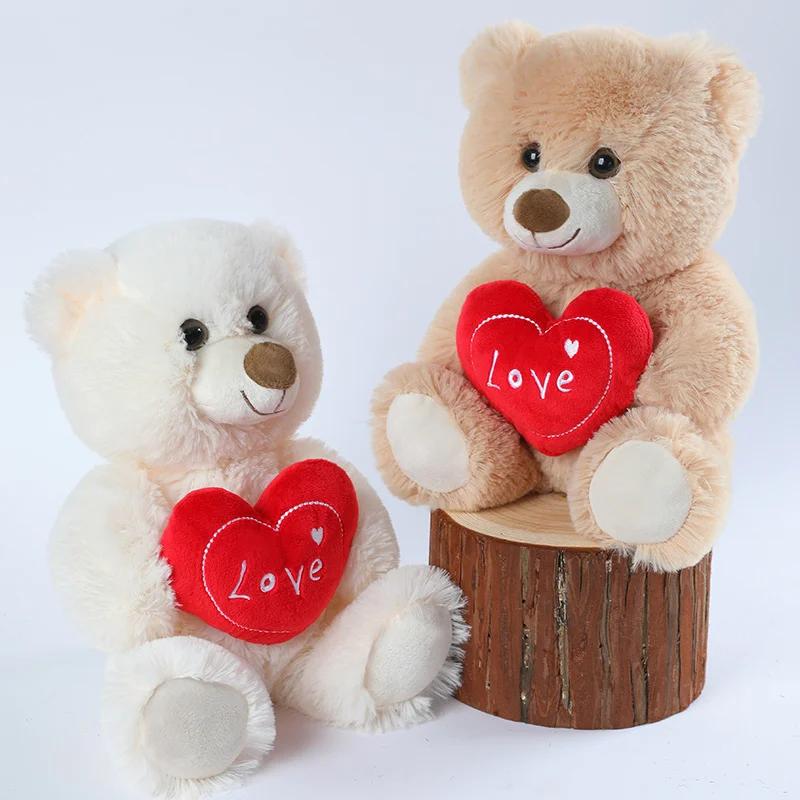 Mignon coloré nœud papillon ours poupée en peluche câlin ours poupée enfants cadeau d'anniversaire o