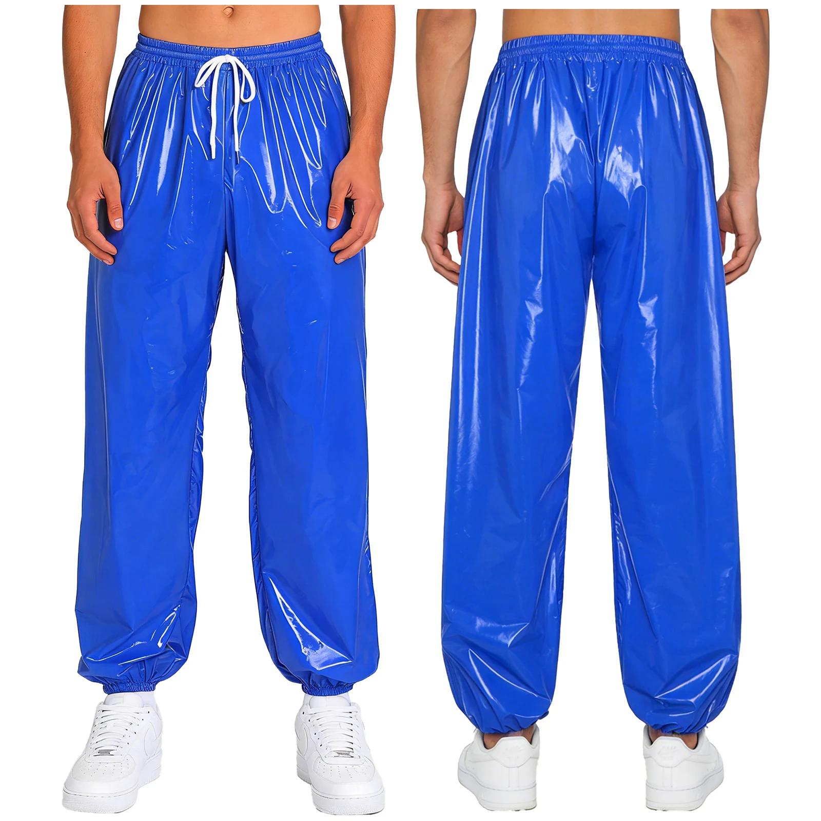 Pantalon long imperméable pour hommes adultes, taille élastique avec cordon de serrage, poche latéra