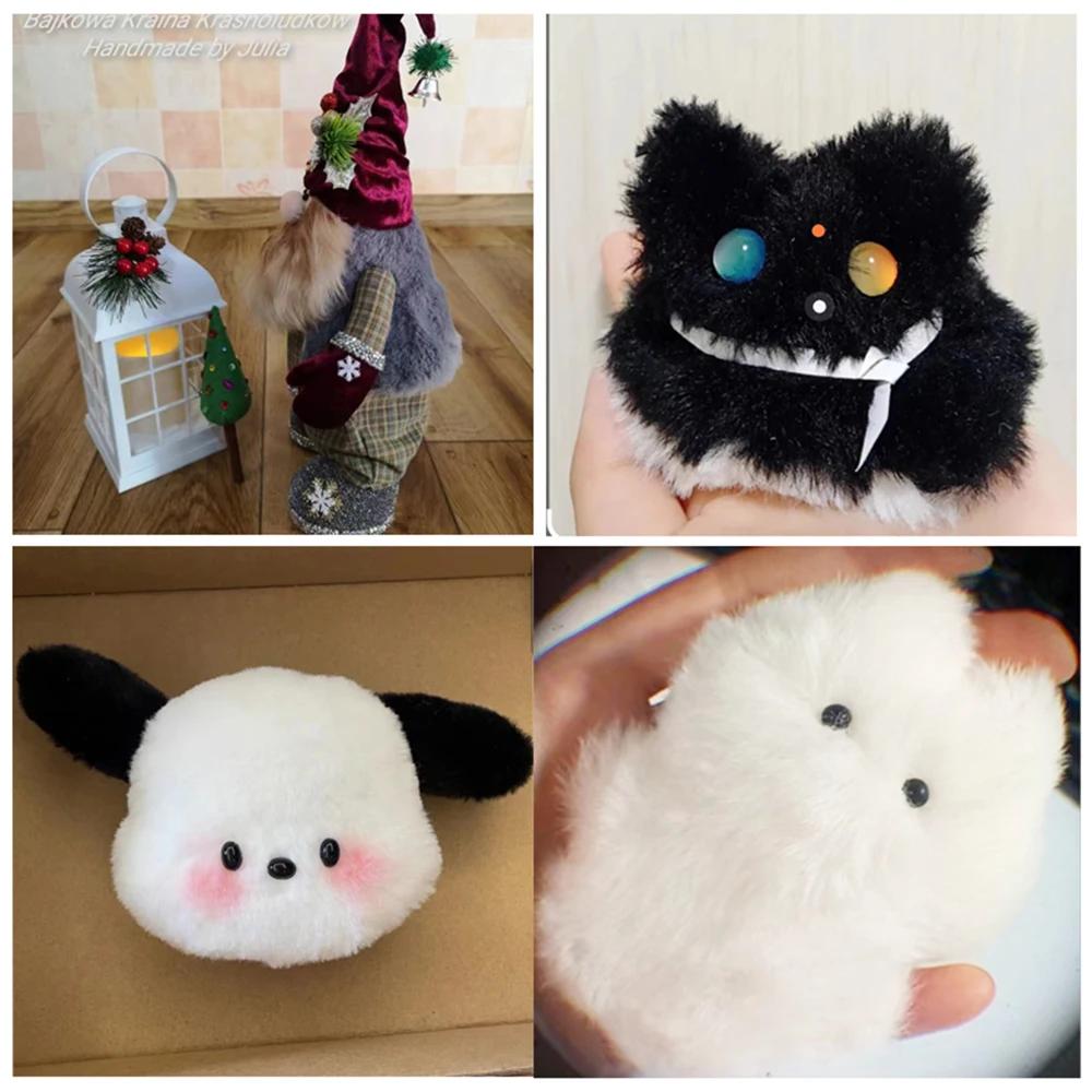 Tissu épais en peluche de 5MM, bricolage, tissu épais de cryptage, solide, Solf, fourrure artificiel