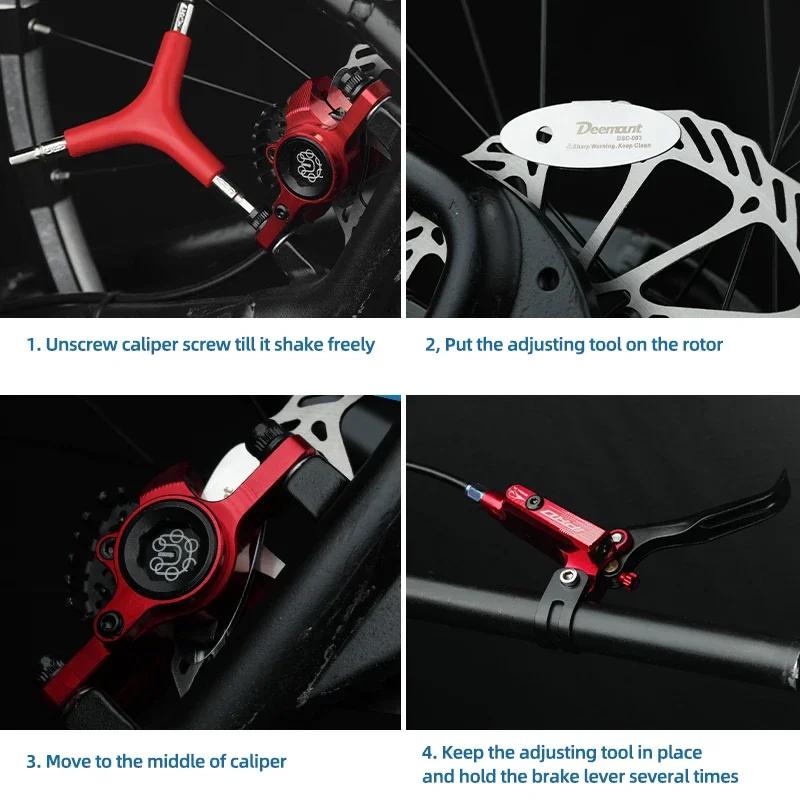 Outil de centrage du Rotor de frein à disque de vélo, outil de réglage de l'étrier de frein à disque