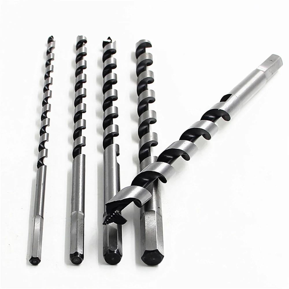 Perceuse à rouleau pour le travail du bois, 230-460mm de Long, poignée hexagonale, torsions de pâte 