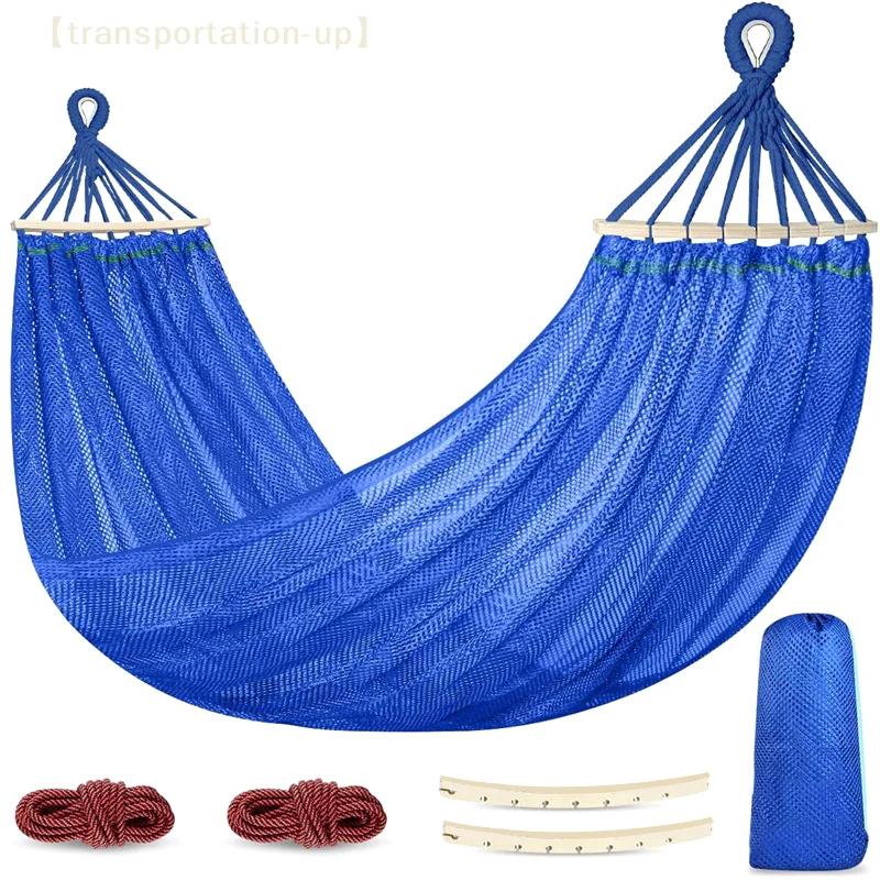 Hamac de camping en nylon épais, robuste, respirant, pour jardin