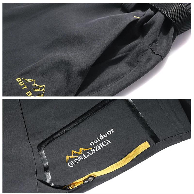 TRVLWEGO pantalon de sport respirant pour hommes randonnée légère avec poche zippée pantalon de voya