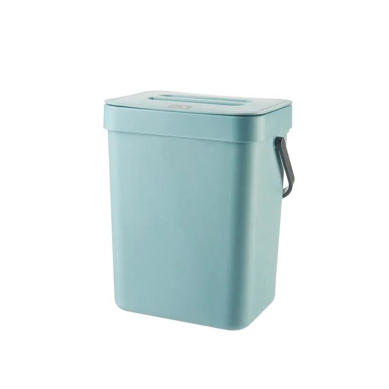 Poubelle peu encombrante à fermeture silencieuse – Poubelle scellée écologique de 3/5L pour la cuisi