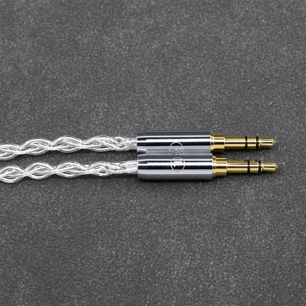 8 Core 99% 7n Pure Silver Palladium Câble pour écouteurs pour Hifiman Sundara Ananda HE1000se v2 HE6