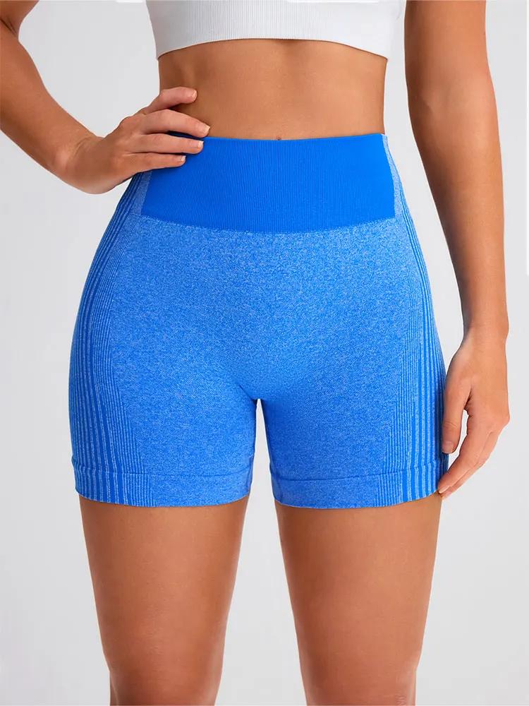 Short d'entraînement taille haute pour femmes, pantalon court de Yoga, contrôle du ventre, levage de