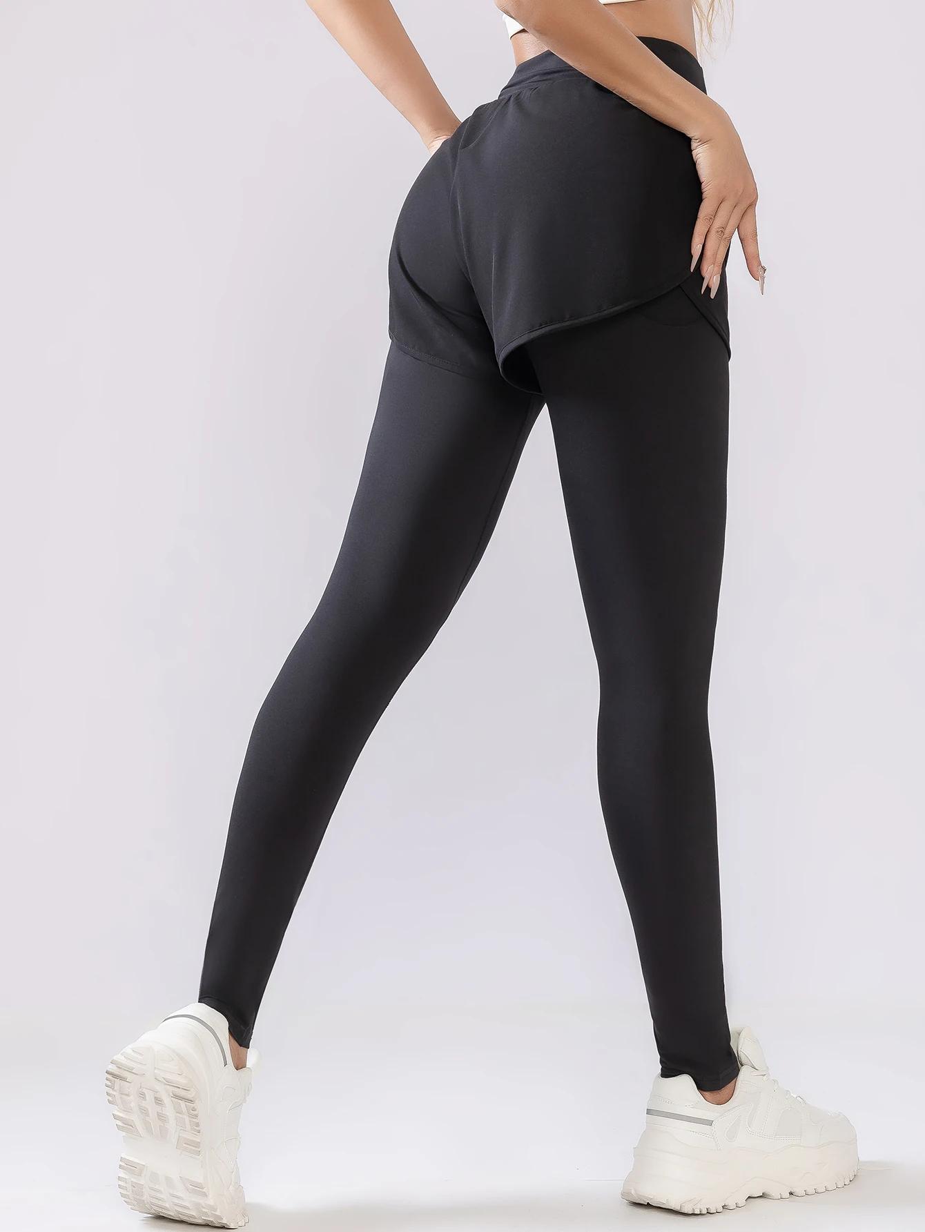 Ensemble de sport taille haute pour femme, pantalon de yoga, lifting des hanches, fitness, course à 