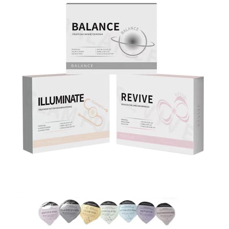 Machine à bulles d'oxygène CO2 pour le visage, 7 Types, Jet d'oxygène, Capsule de Spa, sérum, Gel, M