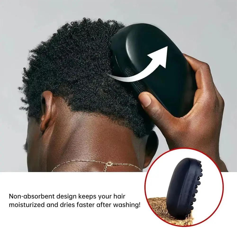 Boucles noires coiffure friser cheveux éponge barbiers style Dreadlock Massage outils de nettoyage p
