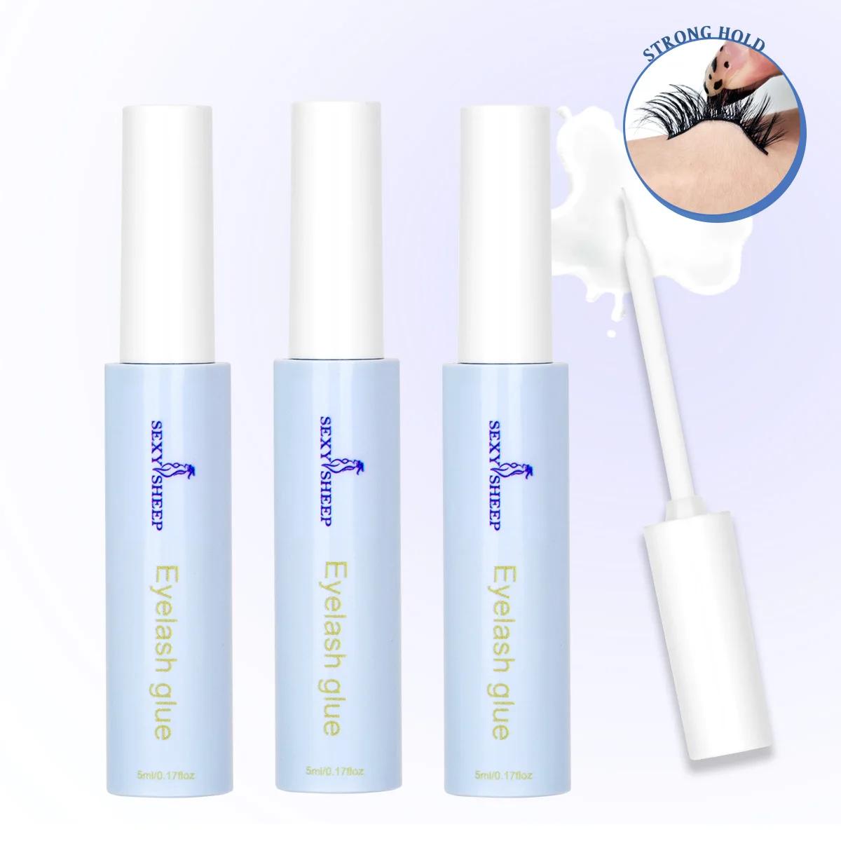 Colle pour faux-cils, bande Super forte, longue durée, imperméable, séchage rapide, adhésif pour cil