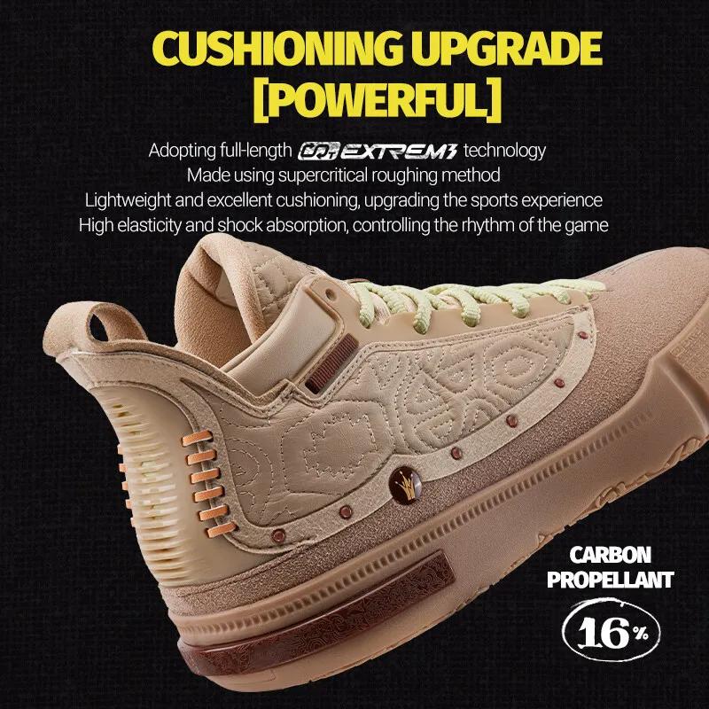 361 degrés Joker 1 GT PE hommes chaussures de basket-ball à la mode en cuir léger absorbant les choc
