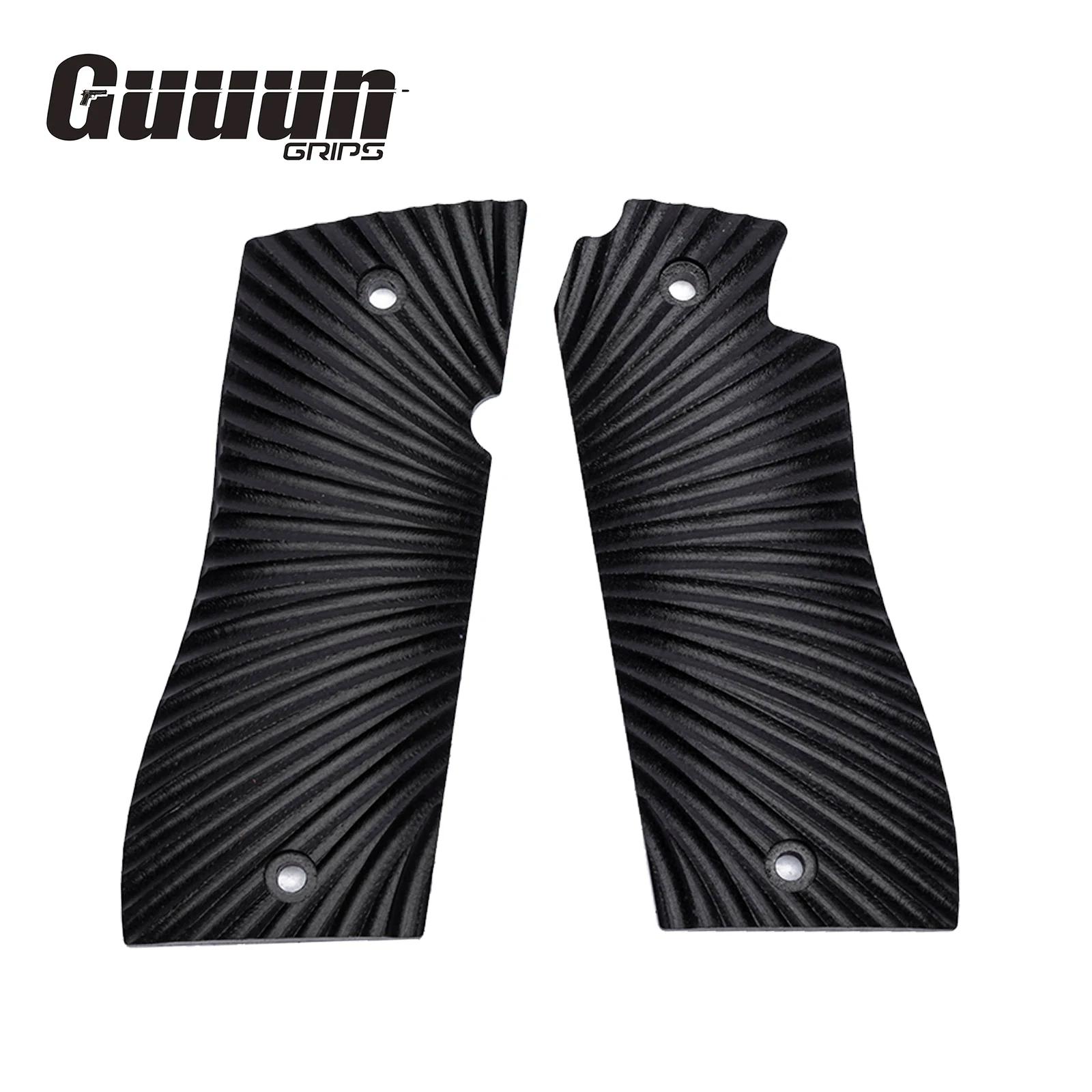 Guuun – poignée G10 pour Star BM/BKM OPS, Texture Sunburst, 6 couleurs au choix