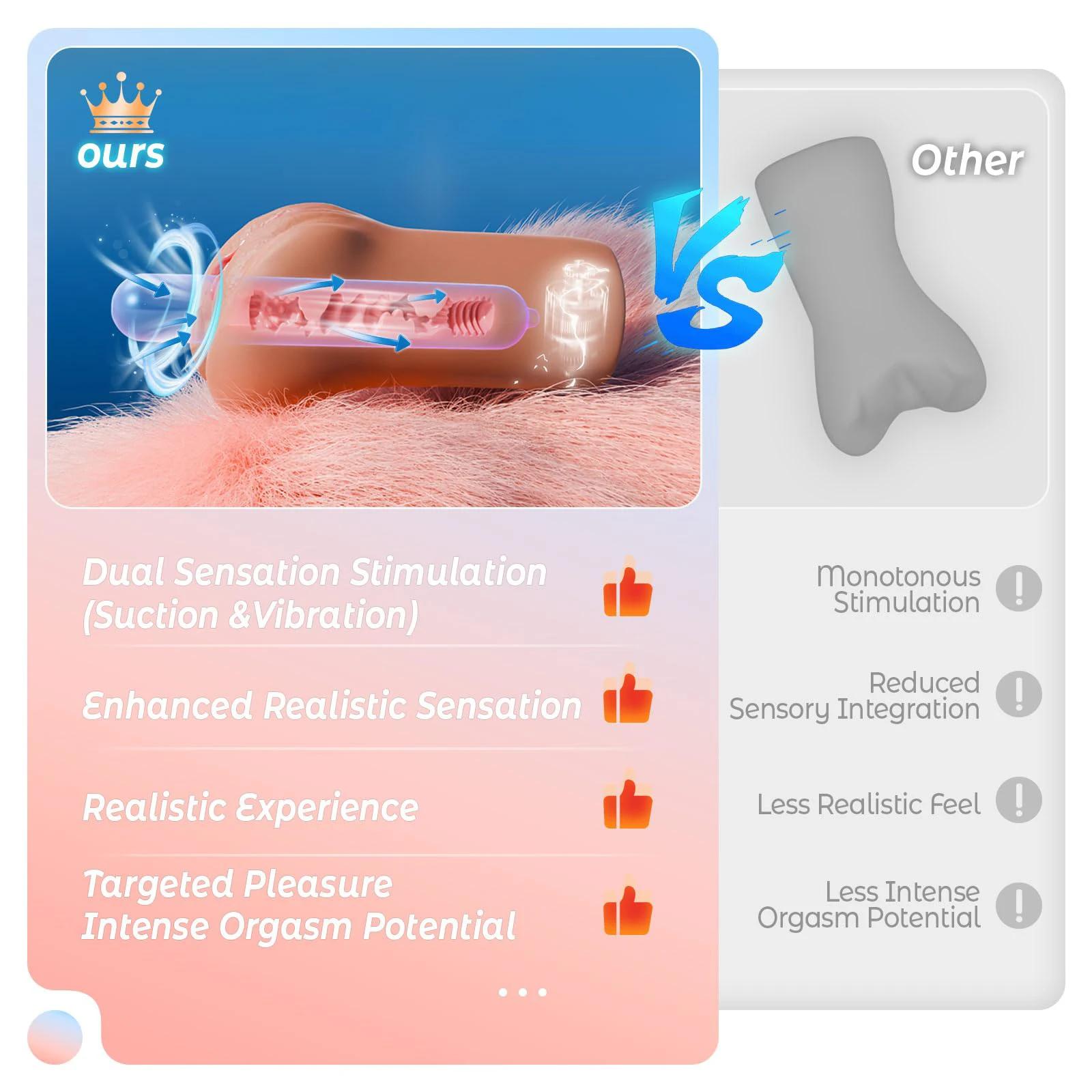 GENSIcalculator-Vibromasseur automatique pour hommes, chatte de poche, vagin Él, fellation, machine 