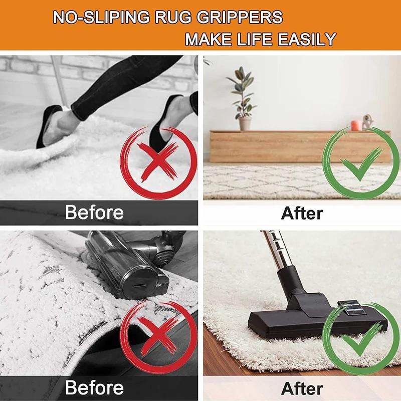 4 pièces 8 pièces/ensemble Triangle lavable réutilisable tapis pince anti-dérapant tapis en caoutcho
