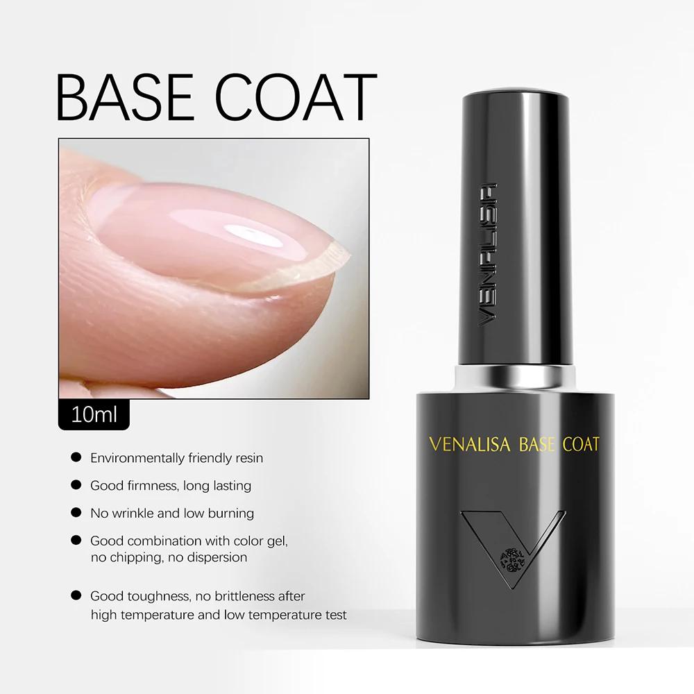 1/2/3 pièces Kit Venalisa 10ml vernis à ongles HEMA/TPO Base gratuite diamant Ultra brillant trempé 