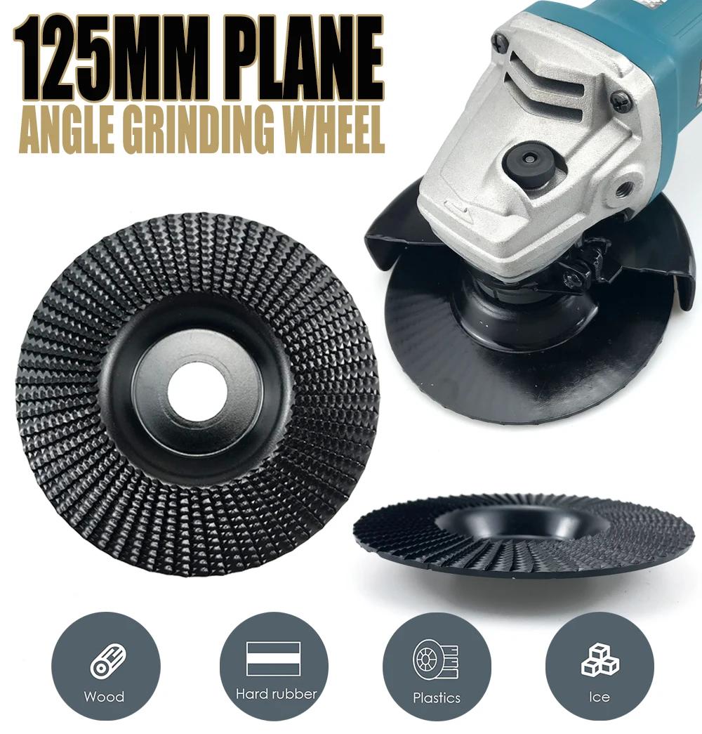 125mm avion biseau Angle meule bois roue de polissage sculpture sur bois outil de ponçage disque abr