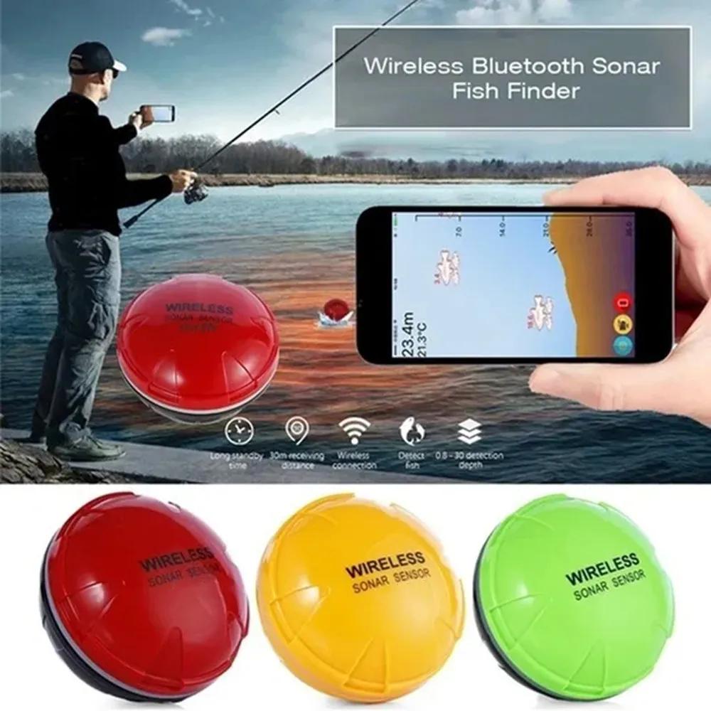 PUPOPAN 100M tout nouveau téléphone Intelligent détecteur de poisson Sonar Bluetooth détecteur de po