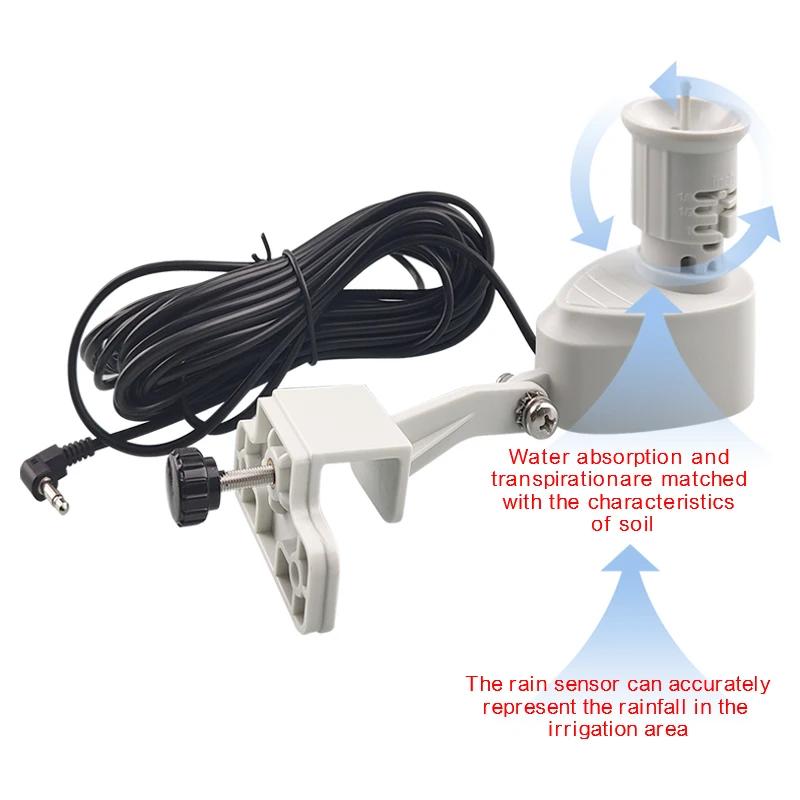 Capteur de pluie filaire, dispositif connecté pour maison et jardin, Kit de minuterie d'irrigation, 