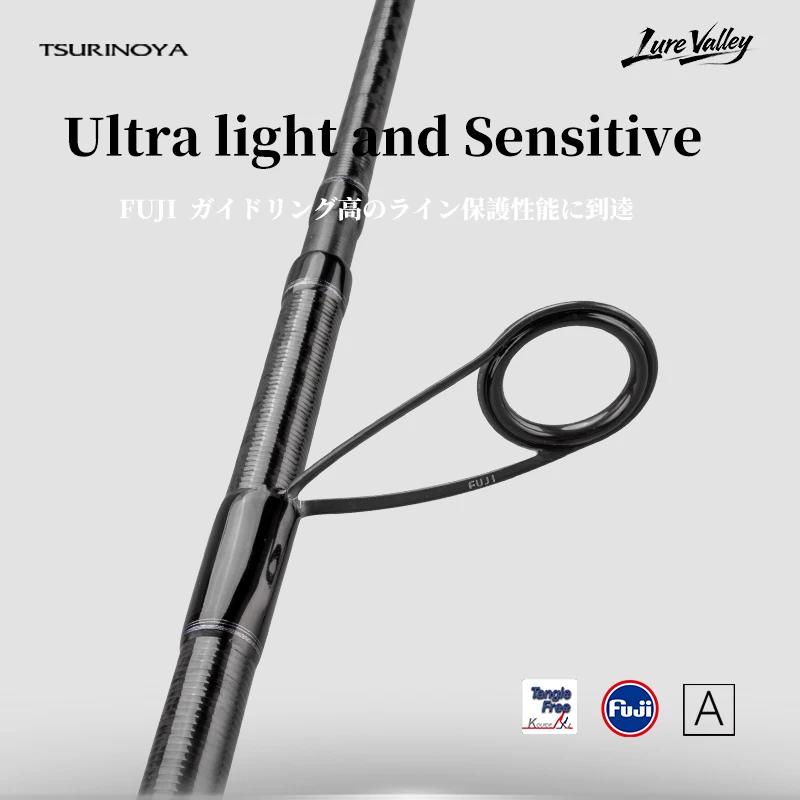 Canne à pêche TSURINOYA LURE VALLEY 5 sections, spinning et casting, 1,98 m, 2,08 m, 2,28 m, 2,44 m,