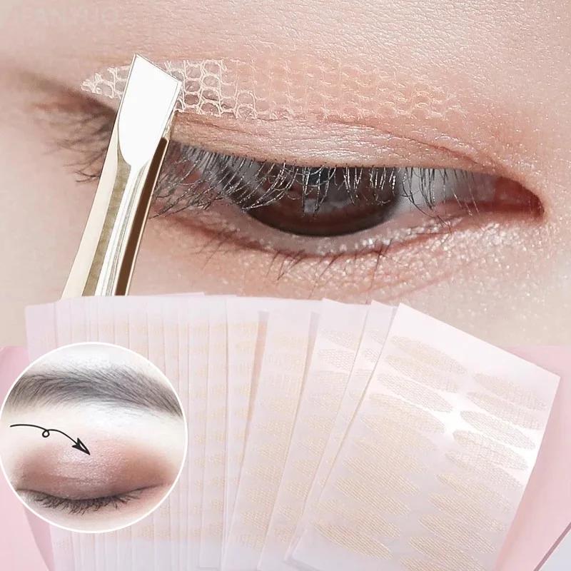 Bande adhésive double pli furtive pour paupières, 480 pièces, autocollant en Fiber de dentelle, rayu