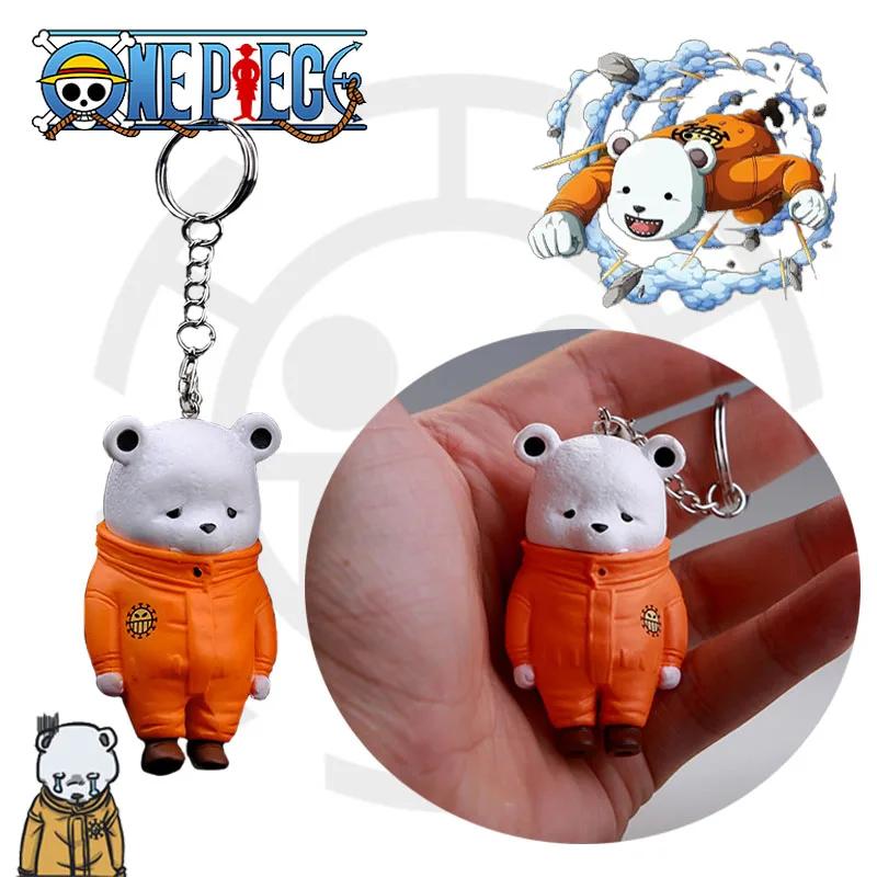 ONE PIECE Bepo Anime porte-clés figurines d'action sac à dos pendentif dessin animé jouet poupée hom