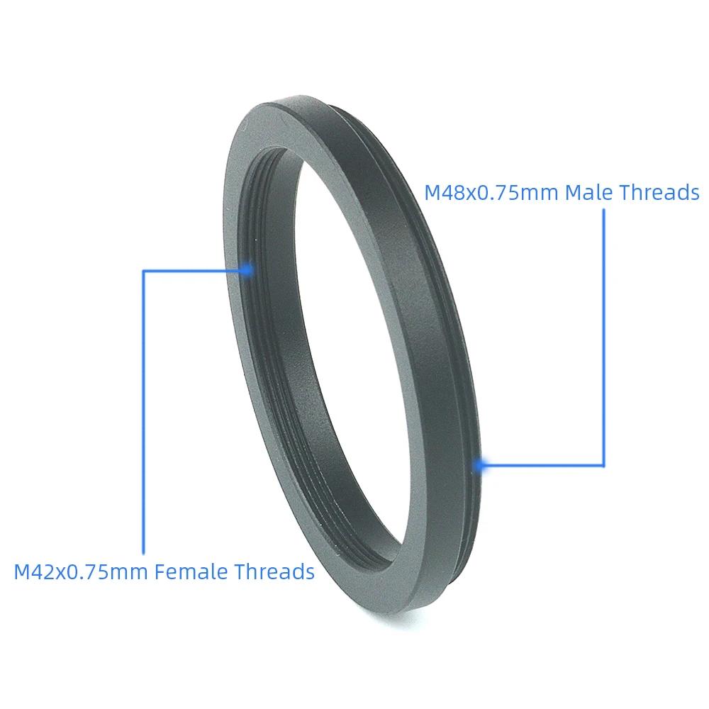 EYSDON – adaptateur d'anneau en T de Conversion M48 à M42, transforme mâle vers convertisseur de tél