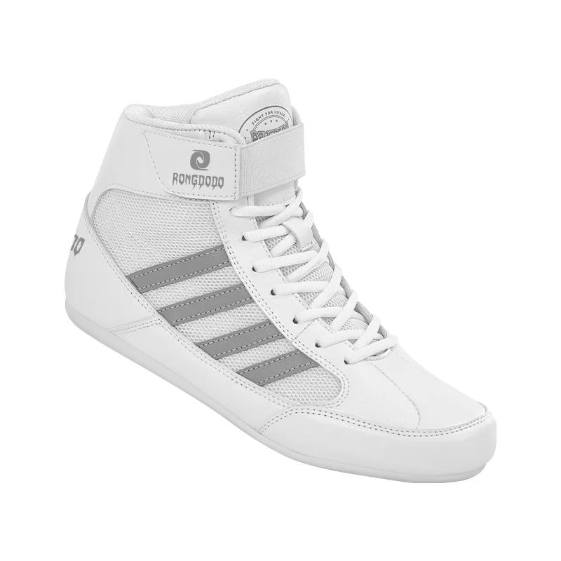 Chaussures de boxe pour hommes et femmes, bottes de lutte, bottes de boxe de haute qualité, conforta