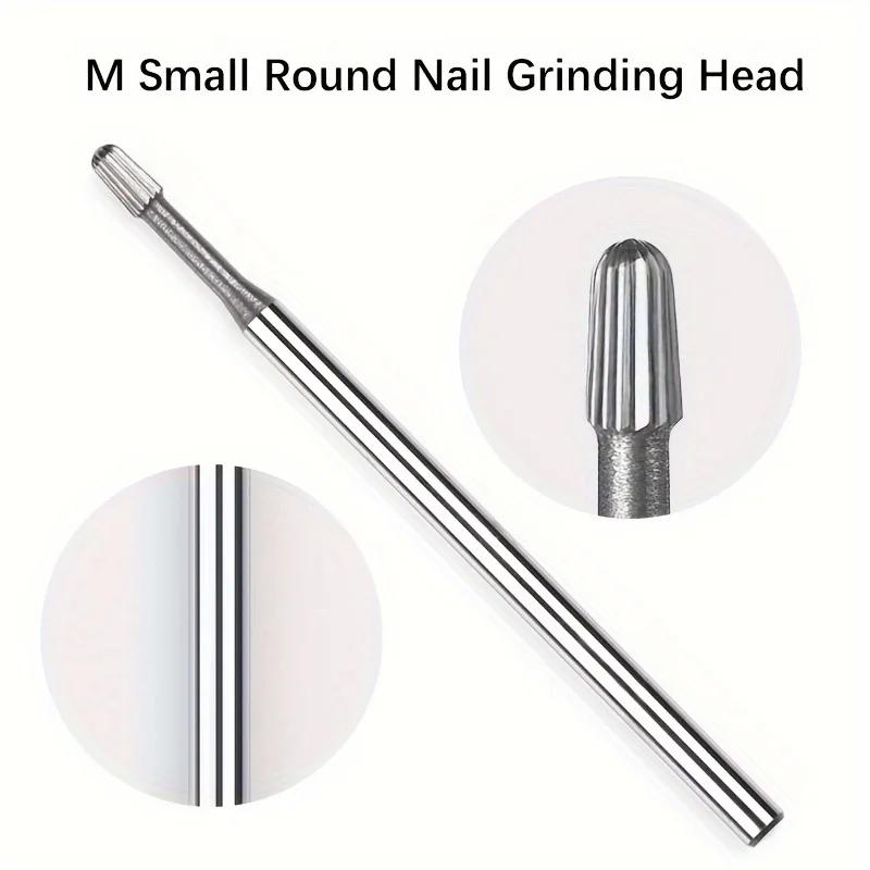 Forets à ongles de sécurité en carbure de tungstène, dissolvant de cuticules 3/32 "pour lime à ongle