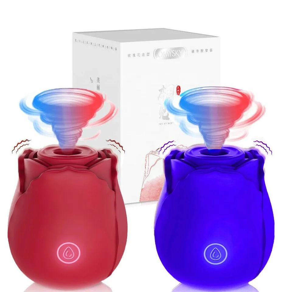 Vibromasseur à succion avec 7 aspiration intense pour femme, jouets en silicone pour adultes, machin