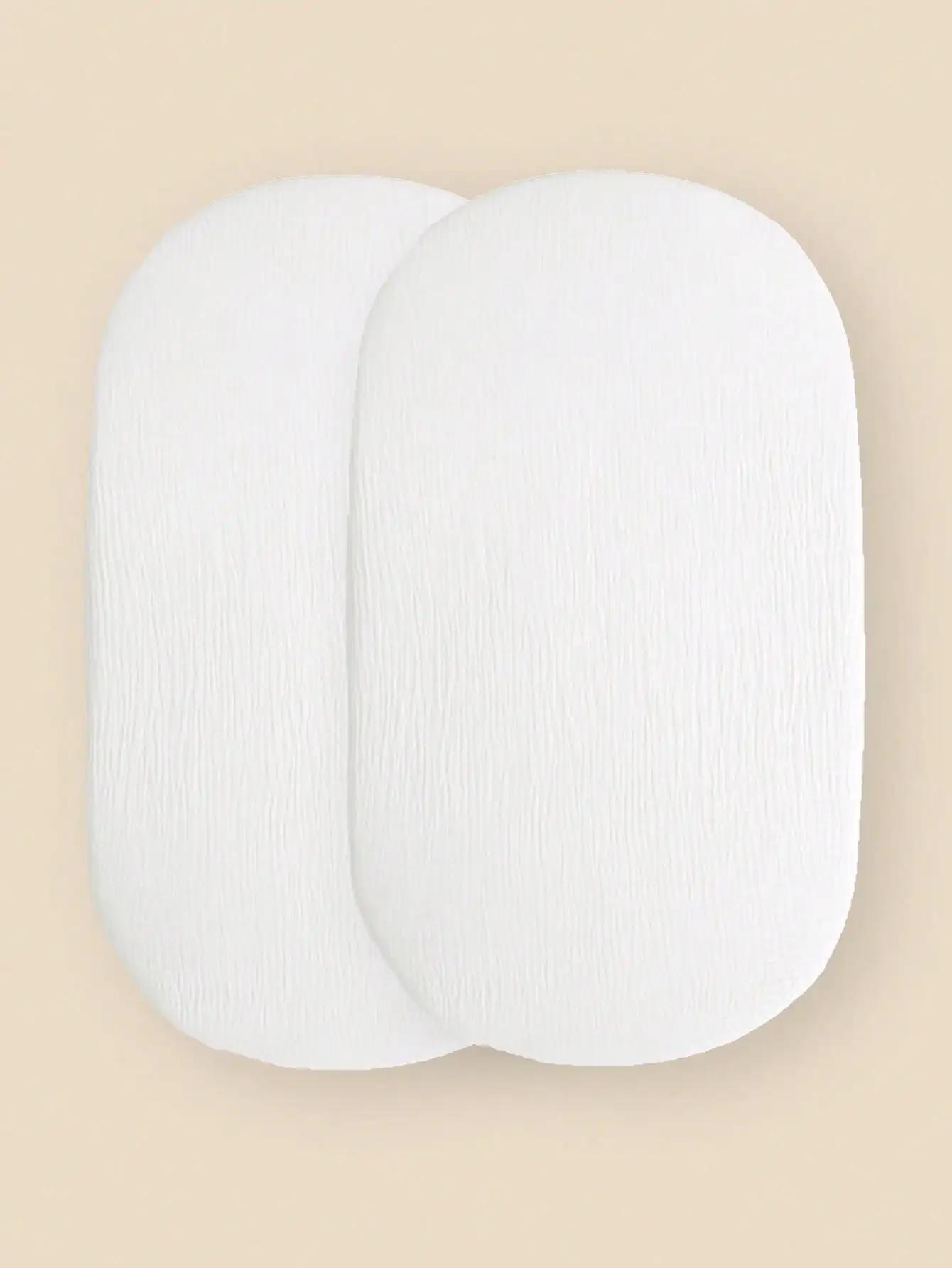 Housse de matelas à langer en mousseline, 2 paquets, draps de couffin ajustés pour filles et garçons