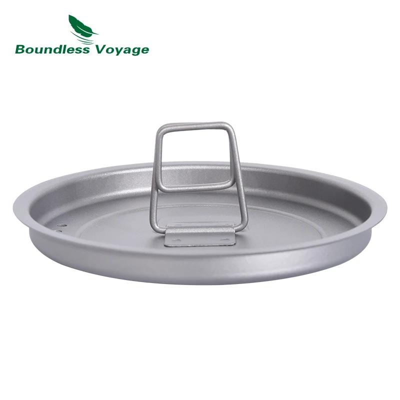 Bouilloire de Camping en titane Voyage sans limites, théière Portable avec poignée pliante, ustensil