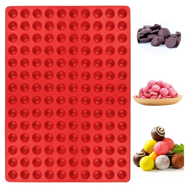 Mini moule rond en Silicone, gouttes de chocolat, friandises pour chiens, poêle semi-sphère, bonbons