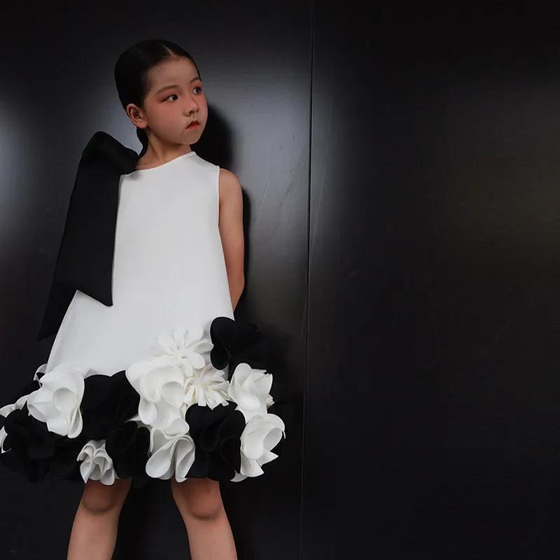 Robe de soirée pour bébé fille, tenue de cérémonie pour enfants, costume de princesse pour le premie