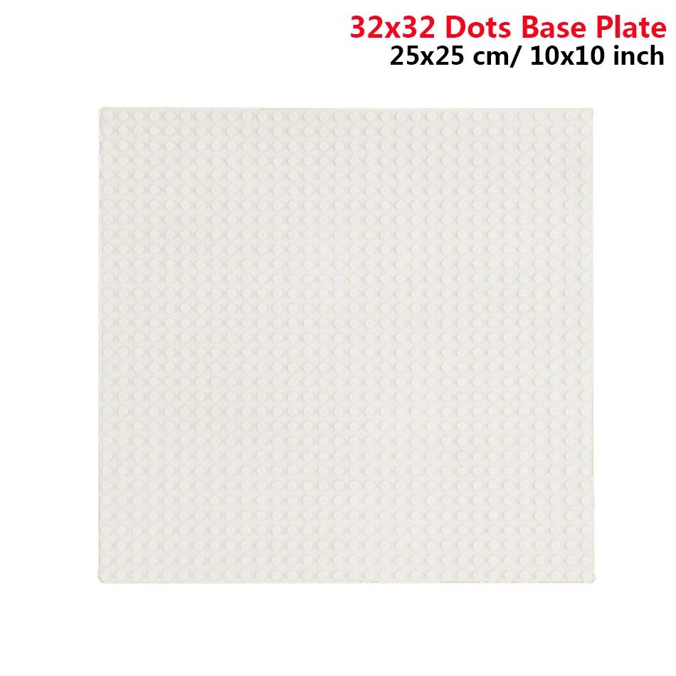 Blocs de construction classiques 32x32 32x16 points, plaque de Base MOC, briques de petite taille, p