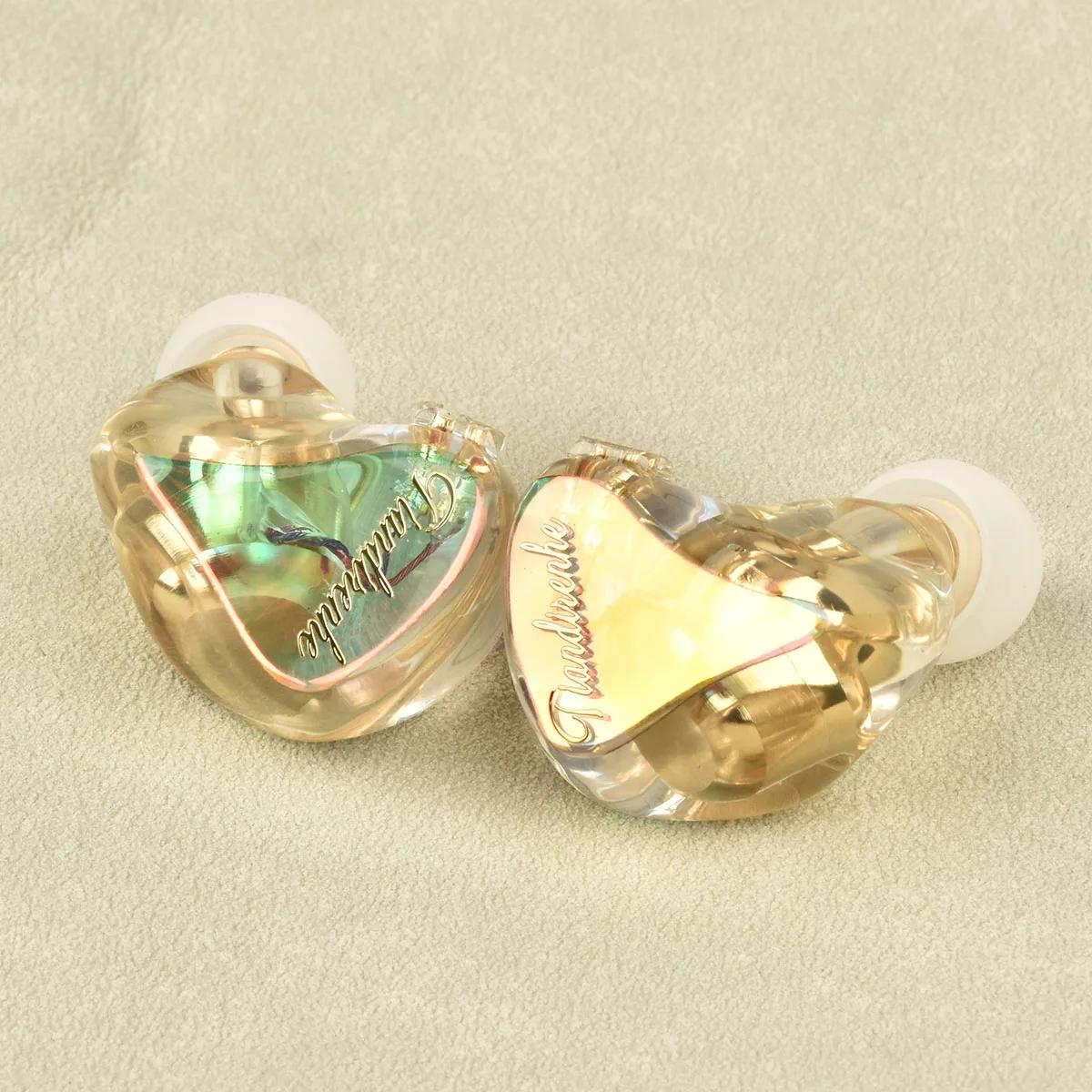 Tiandirenhe TD15 coloré scintillement résine HIFI écouteur 0.78 pour câble TFZ HiFi basse écouteurs 