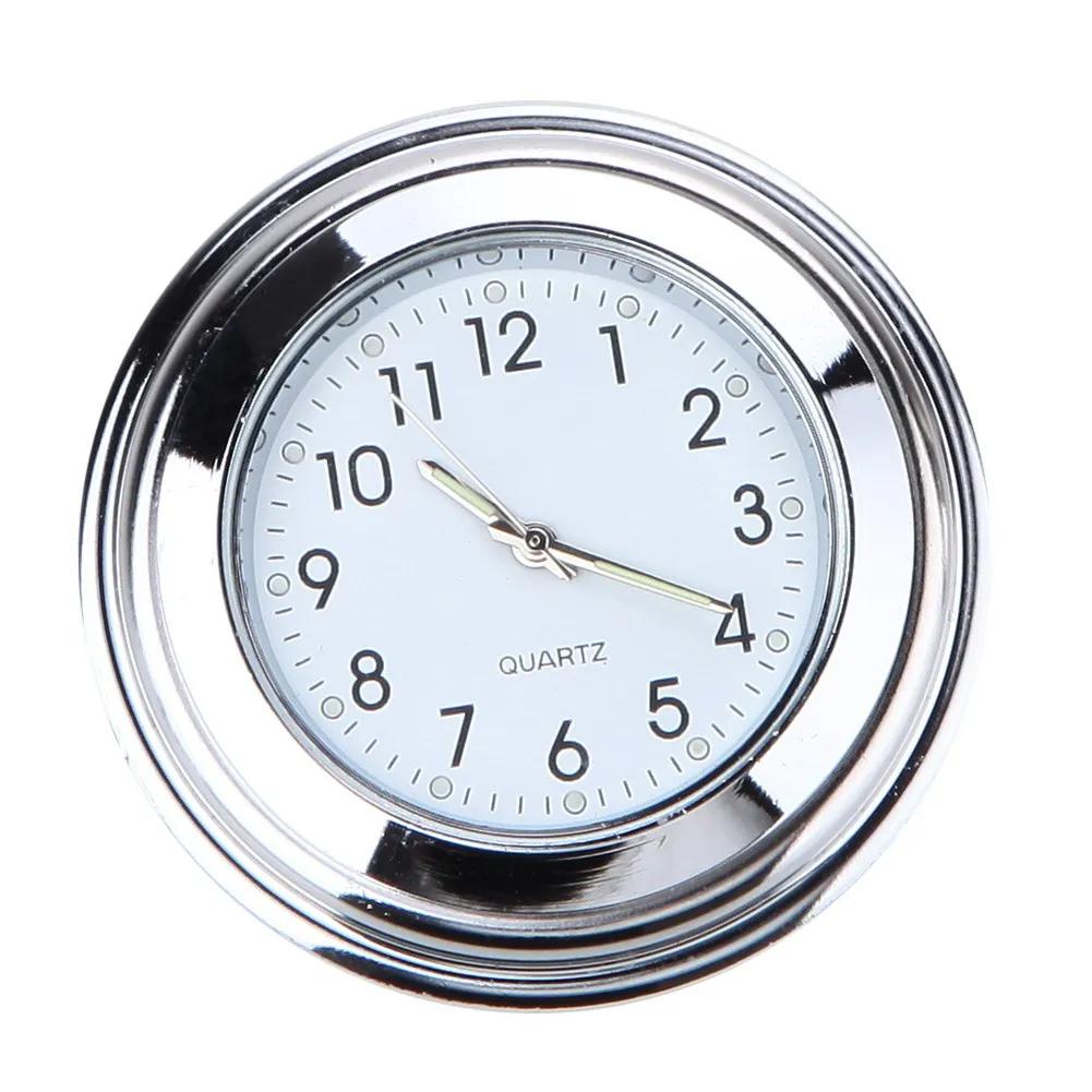 Montre lumineuse pour guidon de moto, horloge à Quartz étanche, légère, à la mode, équipement pour m