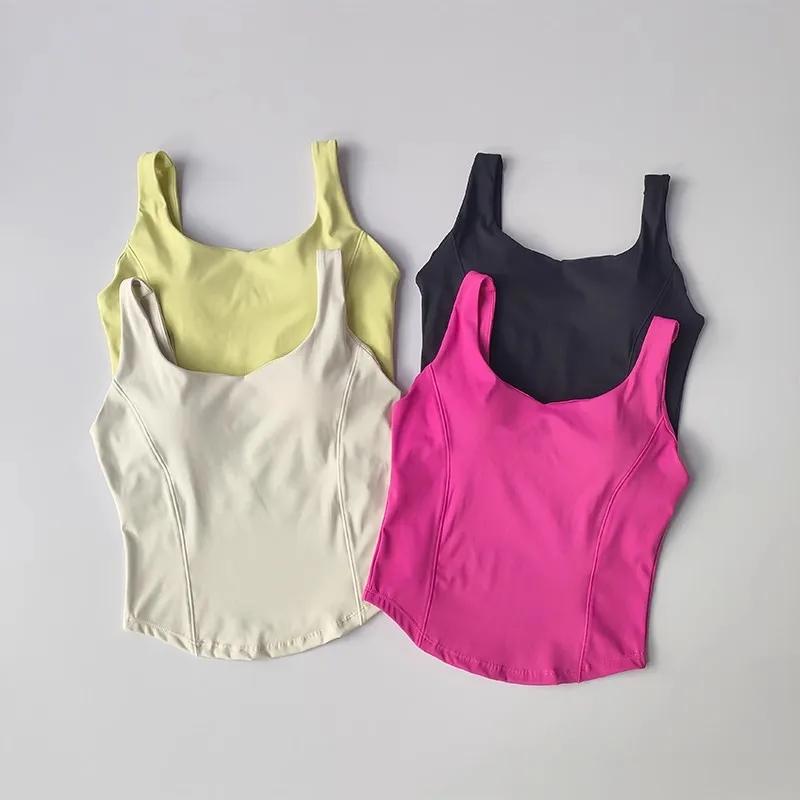 Gilet de sport fitness pour femmes, camisole, beau dos, course à pied, absorbant les chocs, rassembl