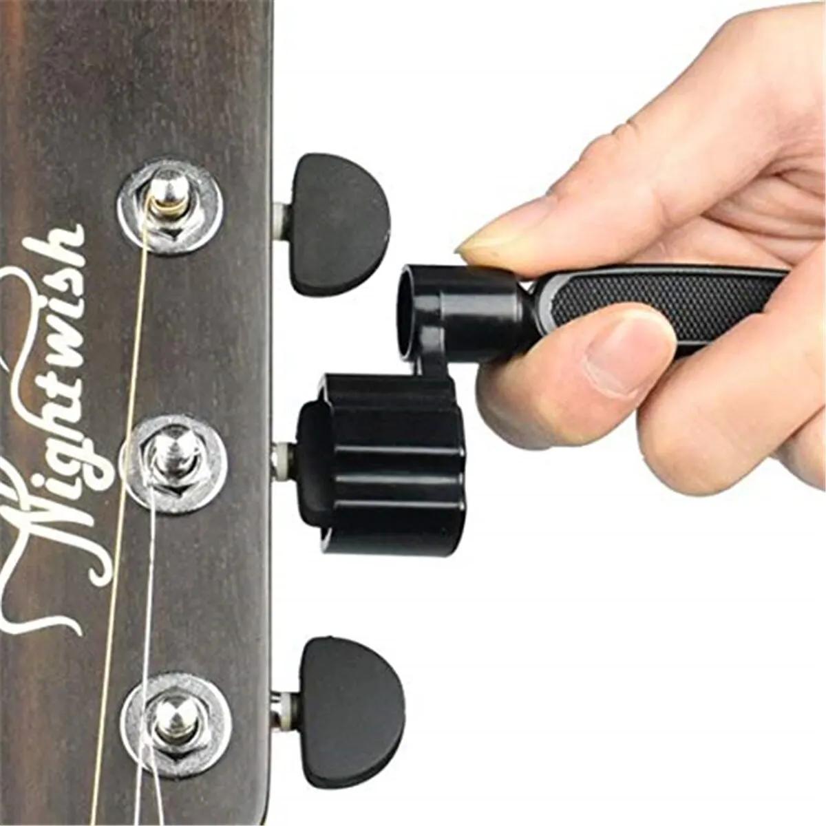 Guitare String Winder String Cutter Pont Pin Puller 3 EN 1 Corde Peg Winder Guitare Outil De Réparat