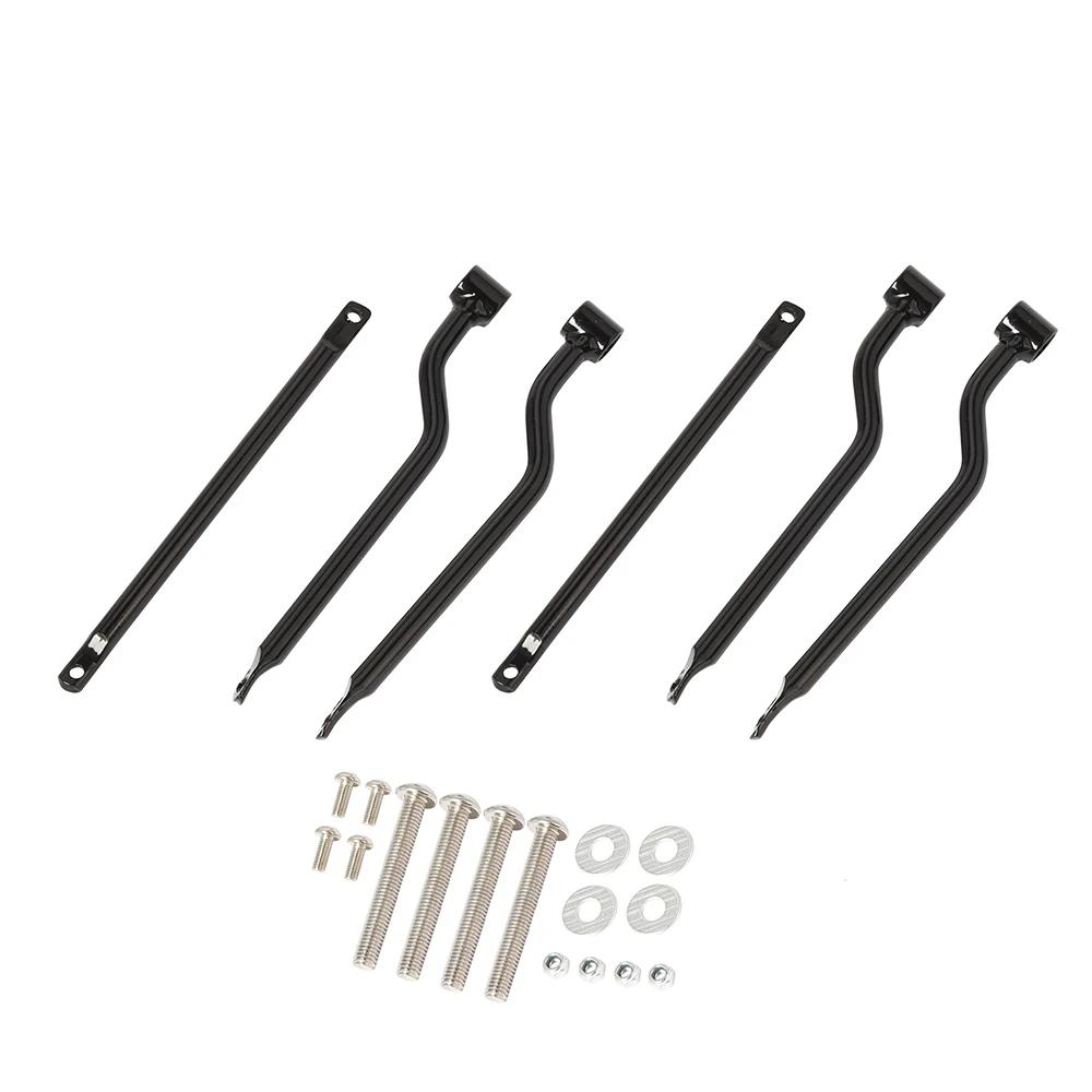 Sac de selle universel noir pour moto Kawasaki, Honda, Yamaha, Suzuki, Harley, barres de Support, Su