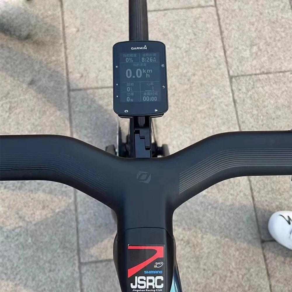Support combiné Gopro pour vélo avant, pour Garmin Wahoo Bryton Campatible avec guidon Scott Foil Ad