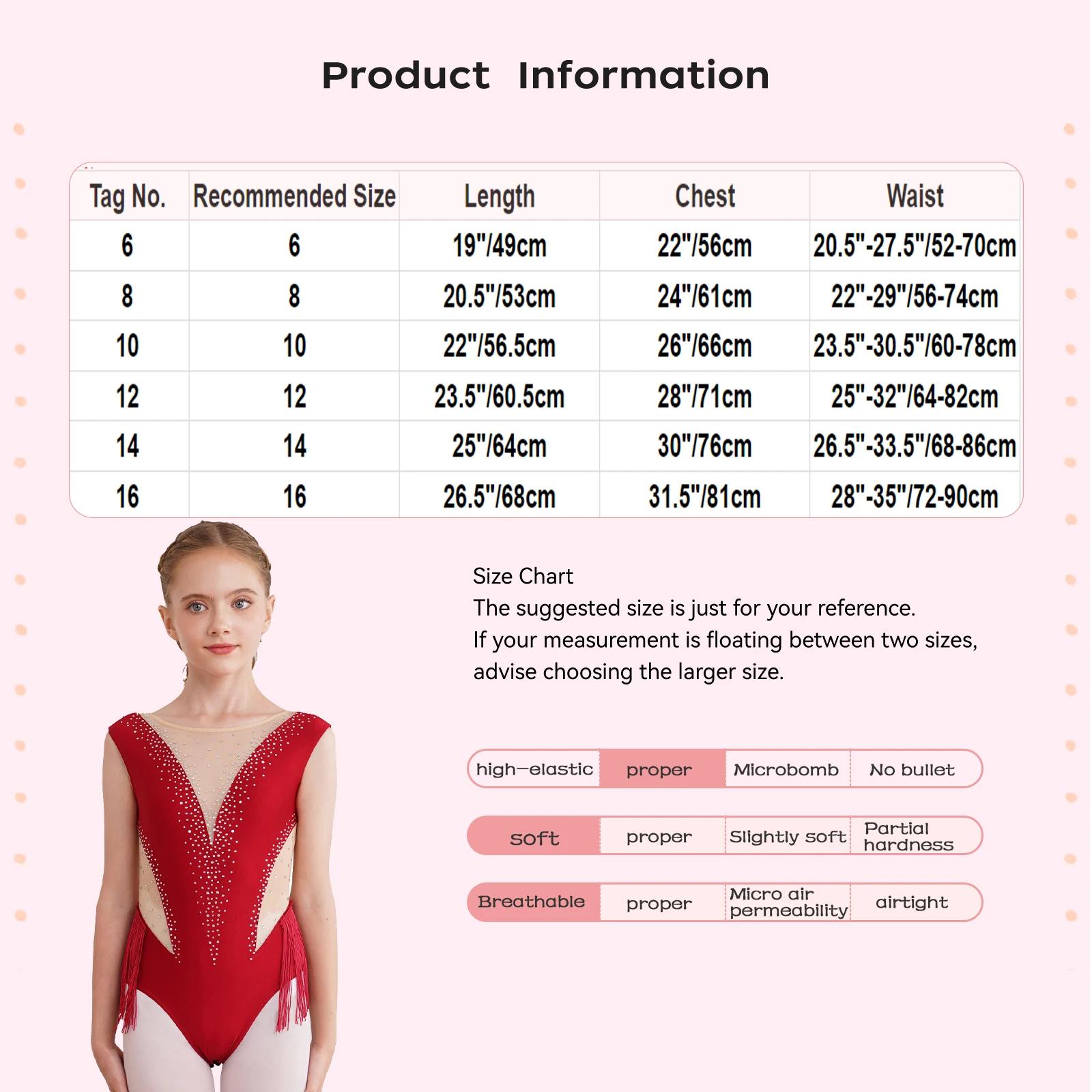 Justaucorps de danse de ballet pour enfants, patinage artistique, costume de performance AqPerforman