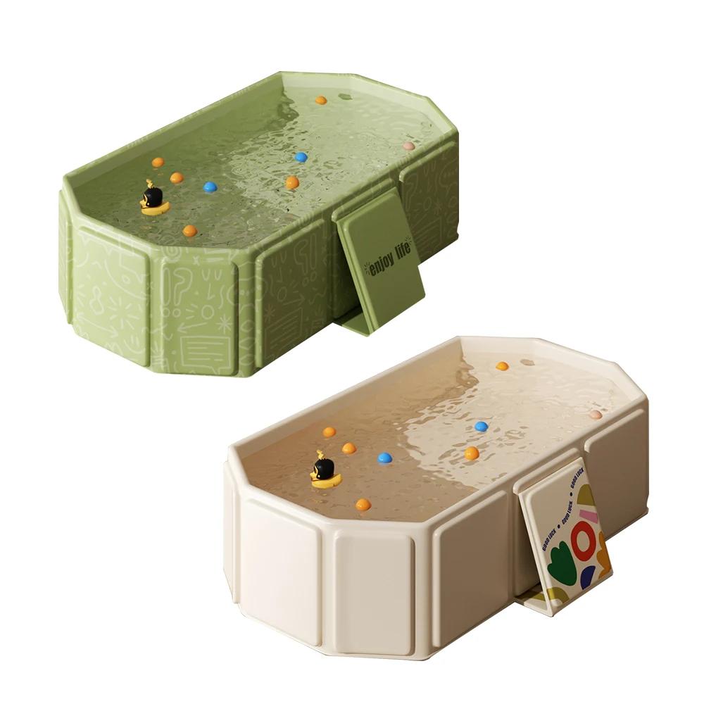 Lavabo de bain pliable pour bébé, 1 pièce, facile à ranger, baignoire Simple, pratique à transporter