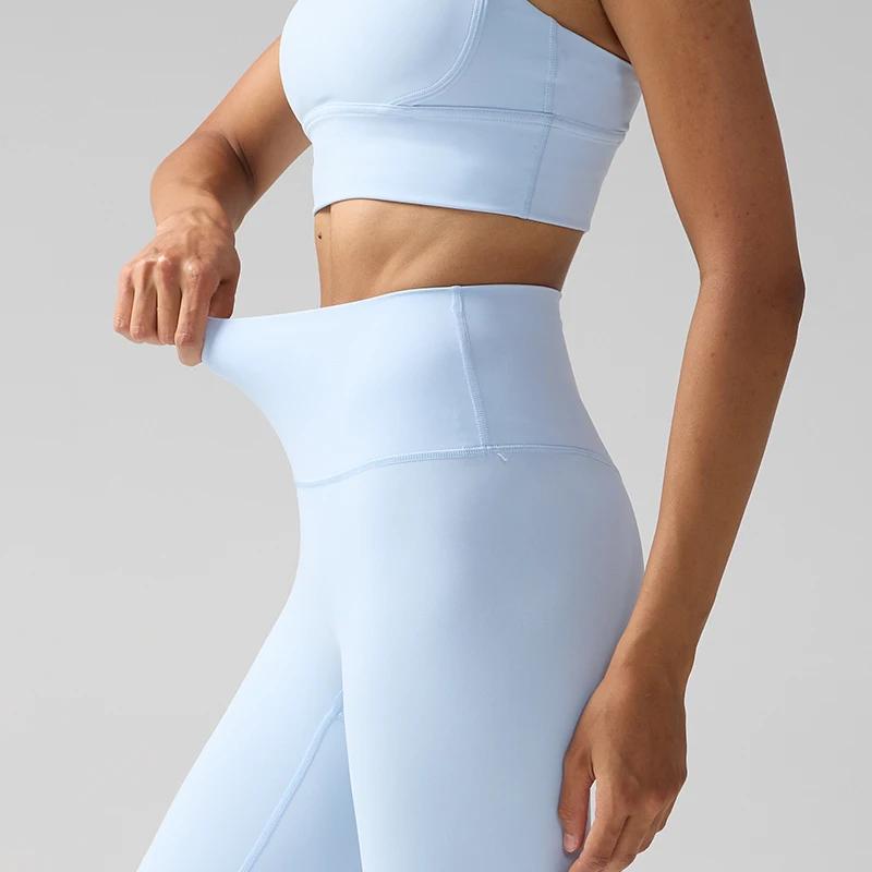 Taille haute sensation nue Leggings femmes Fitness course Yoga Leggings pantalon énergie gymnase ser