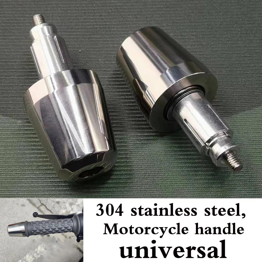 Embouts de poignées de moto en acier inoxydable, pour Suzuki GSR750, GSR600, GSR400, GSR GSX1400, GS