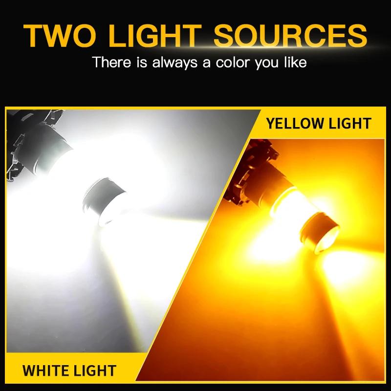 2 pièces voiture PY24W LED Canbus sans Hyper Flash ambre jaune pour BMW E90/E92 F10/F07 E83 X3 E70 X