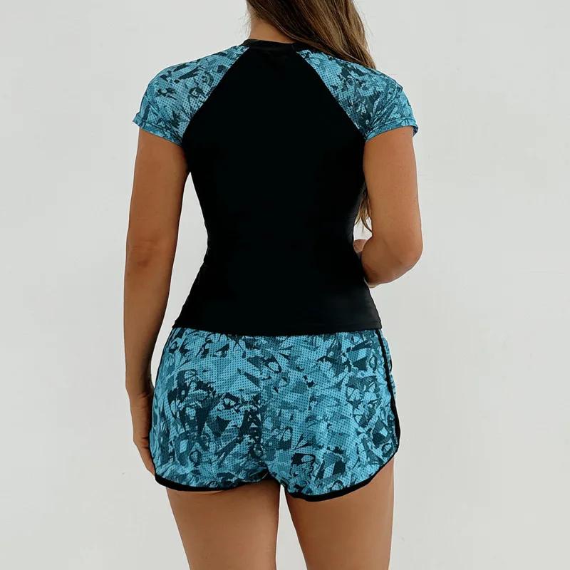 Ensemble maillot de bain Tankini femme imprimé séparé sport plage piscine 2026