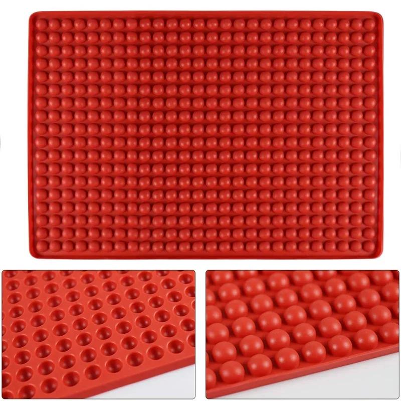 Mini moule rond en Silicone, gouttes de chocolat, friandises pour chiens, poêle semi-sphère, bonbons